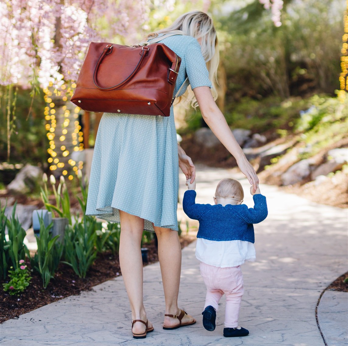 Collette Leather Work Bag or Weekender